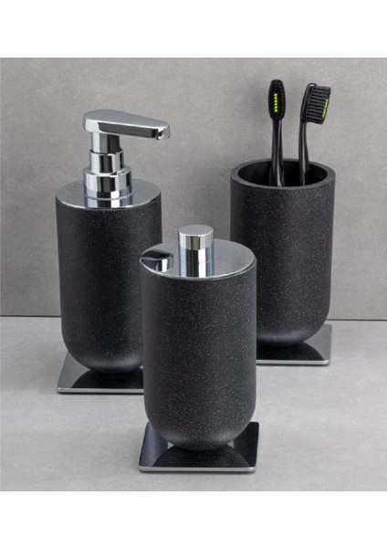 Diş Fırçalığı Siyah/Krom Renk 143X75X75 Mm modelleri