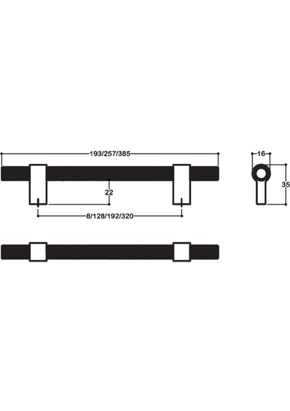 Klasik Kulp 416 Mm - Saten Renk - Ssy8774 0416 Nb-Nb