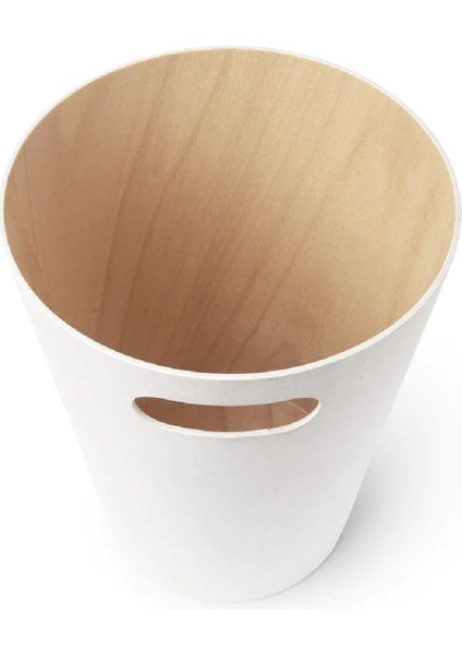 Woodrow Çöp Kovası 2 Galon (7,5 L) Kapasiteli - Beyaz/Doğal indirimleri