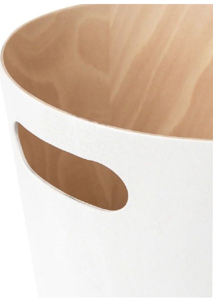 Woodrow Çöp Kovası 2 Galon (7,5 L) Kapasiteli - Beyaz/Doğal