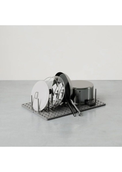 Peggy Mutfak Dolabı, Raf Ve Çekmece Düzenleyici Tepsi Kömür Rengi fırsatları