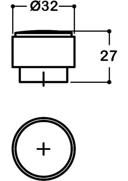32 Mm Altın Rengi Tek Delikli Kulp - Ssy1412 0032 Gl