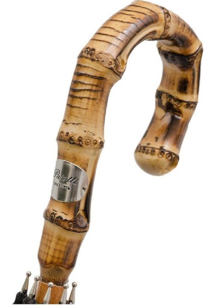 Bambu Saplı Jakarlı Siyah Şemsiye 95 Cm modelleri
