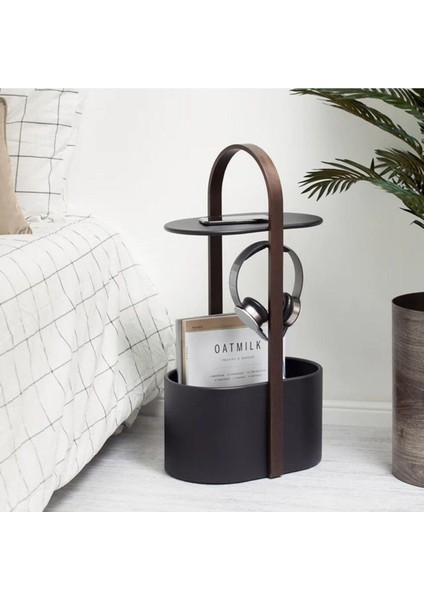 Belwood Siyah Yan Sehpa 30 x 28 x 72 cm fırsatları