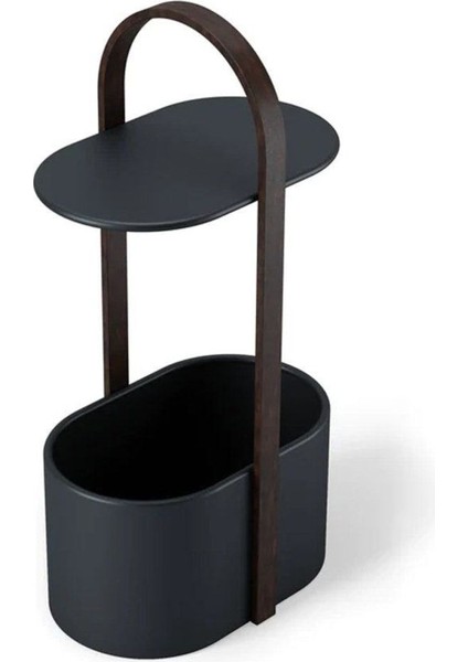 Belwood Siyah Yan Sehpa 30 x 28 x 72 cm indirimleri