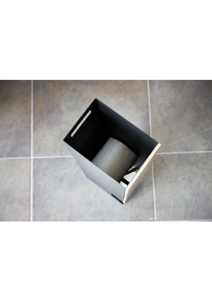 Rin Siyah Yedek Tuvalet Kağıtlık