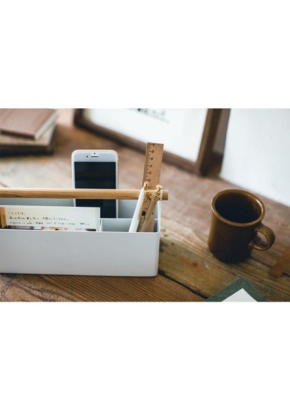 Toskana Beyaz Masa Üstü Düzenleyici