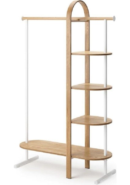 Bellwood Elbise Rafı Beyaz/Doğal