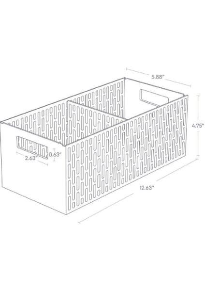 Tower Beyaz Sebze Sepeti