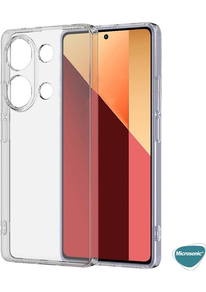 Xiaomi Redmi Note 13 4g Kılıf Transparent Soft Şeffaf