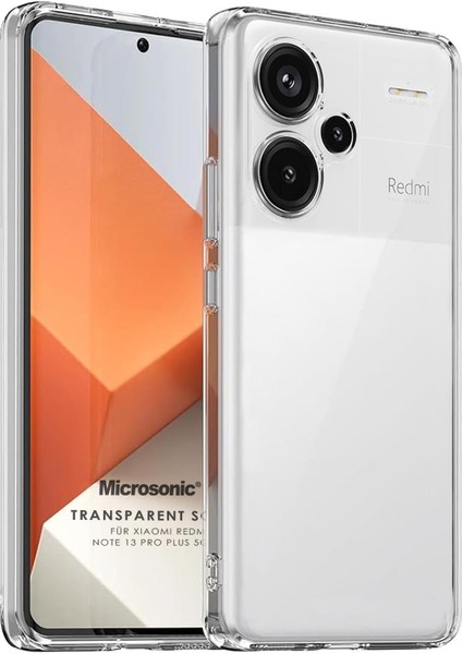 Xiaomi Redmi Note 13 Pro Plus 5g Kılıf Transparent Soft Şeffaf