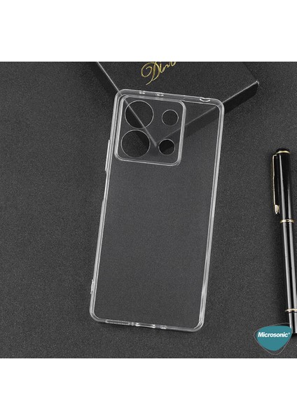 Xiaomi Redmi Note 13 5g Kılıf Transparent Soft Şeffaf