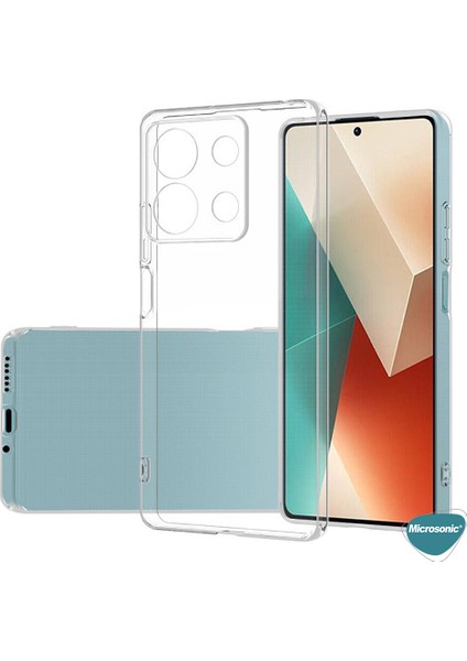Xiaomi Redmi Note 13 5g Kılıf Transparent Soft Şeffaf