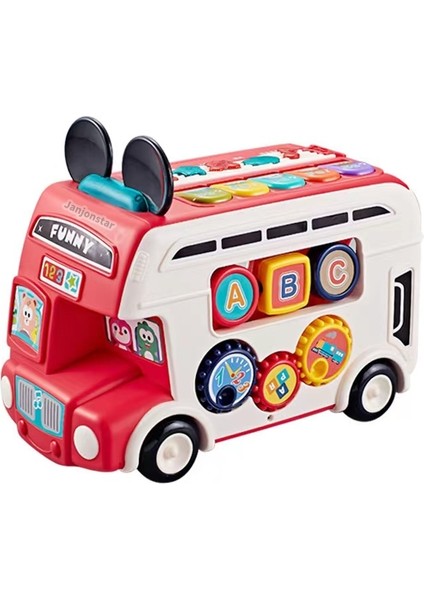 0-3 Yaş Arası Çocuklar Için Yeni Çok Işlevli Aydınlatmalı Hikaye Anlatma Makinesi, Bebek Saklama Alanı, Yapı Taşları, Müzik Otobüsü, Erken Eğitim Oyuncakları (Yurt Dışından)