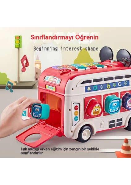 0-3 Yaş Arası Çocuklar Için Yeni Çok Işlevli Aydınlatmalı Hikaye Anlatma Makinesi, Bebek Saklama Alanı, Yapı Taşları, Müzik Otobüsü, Erken Eğitim Oyuncakları (Yurt Dışından) modelleri