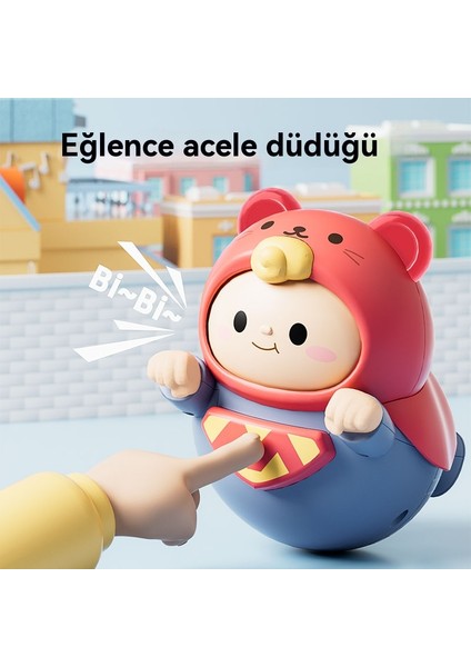 Yeni Küçük Superman Flipper Oyuncak Sevimli ve Sevimli Silikon Kulaklar Bebek Bulmaca ve Erken Eğitim Çocuk Oyuncak (Yurt Dışından) fiyatları