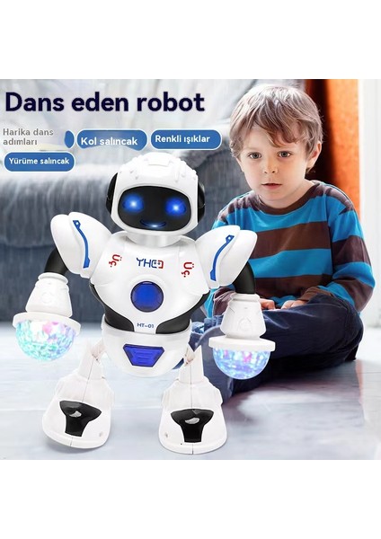Elektrikli Oyuncaklar, Dans Robotları, Çocuklara Yönelik Uzay Dansı Robotları, Aydınlatma ve Müzikli Oyuncaklar (Yurt Dışından)