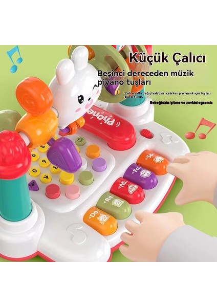 Yeni Erken Eğitim Çok Fonksiyonlu Transfer Eğlence Park Telefonu Ses ve Işık Müzik Hikaye Anlatımı Çocuk Oyuncakları (Yurt Dışından)
