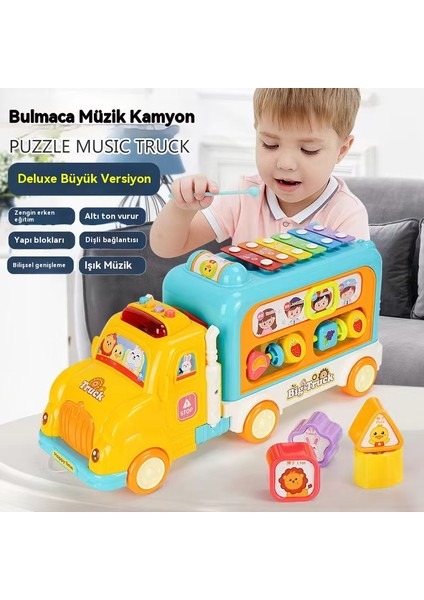 Akıllı Erken Eğitim Ses ve Işık Müzik Hikayesi Makinesi Atalet Müzik Kamyon Şekli 0-1 Yaşındaki Erkek ve Kız Bebek Oyuncak (Yurt Dışından) indirimleri