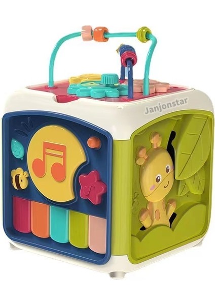 Bebek ve Yürümeye Başlayan Çocuk Akıllı Küp Erken Eğitim Oyuncağı, Bebek Altı Yüzlü Müzik El Alkışlayan Davul, Çok Taraflı Fonksiyonlu Alkışlayan Davul (Yurt Dışından)