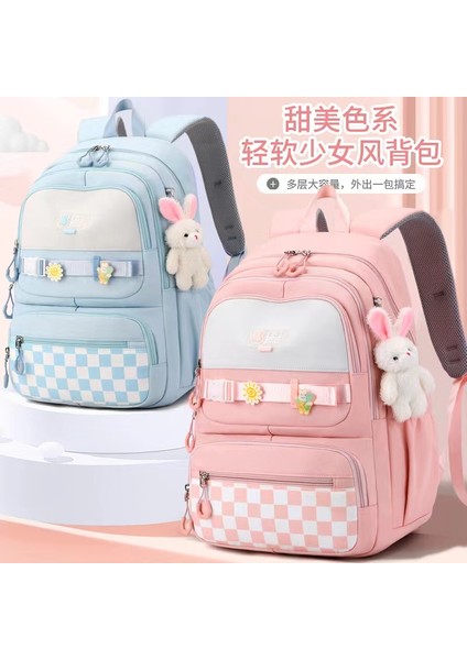 2024 Bahar Yeni Öğrenci Sırt Çantası Okul Çantası Basit Kore Tarzı Sırt Çantası Kadın Seyahat Eğlence Çantası (Yurt Dışından) fiyatları