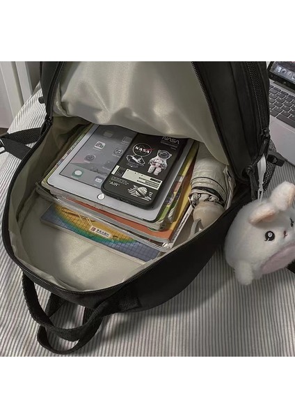 2024 Bahar Yeni Öğrenci Sırt Çantası Okul Çantası Basit Kore Tarzı Sırt Çantası Kadın Seyahat Eğlence Çantası (Yurt Dışından) fiyatları