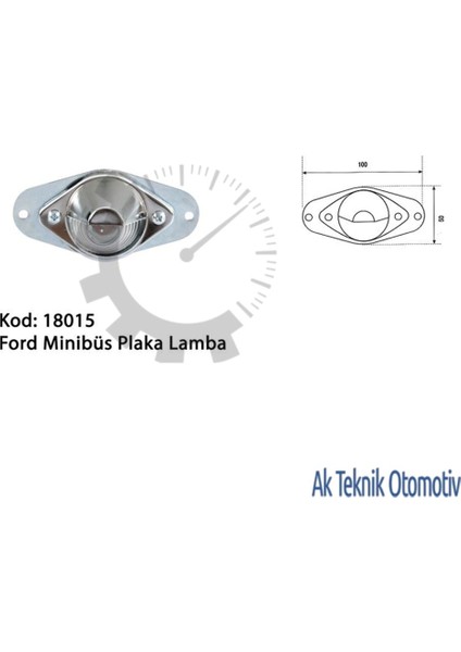 Plaka Lambasi Ford Minibus Em (Nikelli) L200 Mit. 544386081