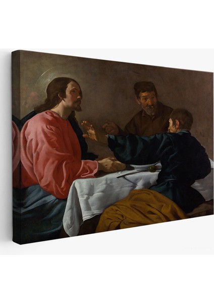 Diego Velázquez - Emmaus'ta Akşam Yemeği Tablo - The Supper At EMMAUS-7145