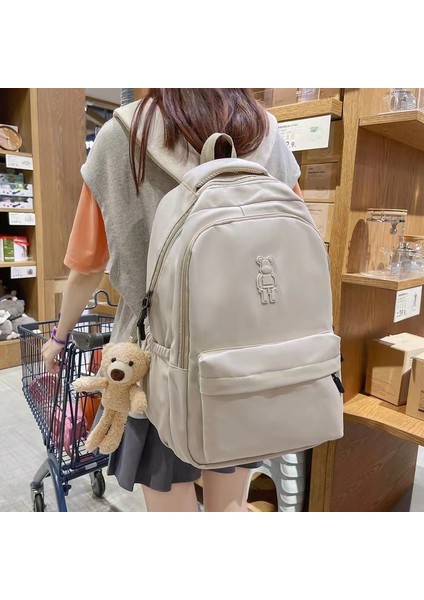 2072 Bahar Yeni Öğrenci Sırt Çantası Okul Çantası Basit Kore Tarzı Sırt Çantası Kadın Seyahat Eğlence Çantası (Yurt Dışından) fiyatları