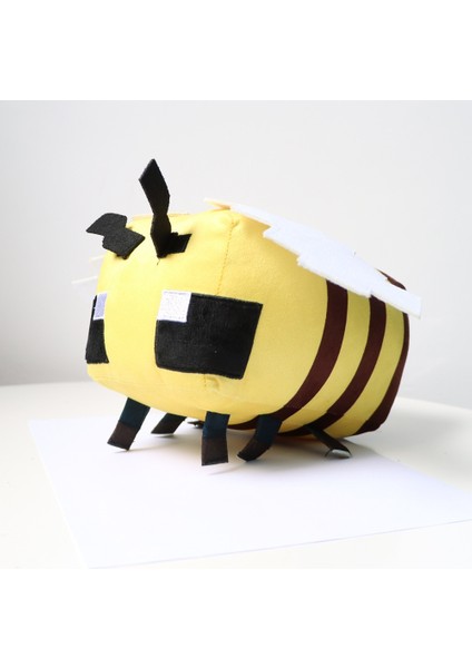 Yeni Minecraft Arı Oyunu Periferik Peluş Oyuncak Sarı Arı Bebek (Yurt Dışından)