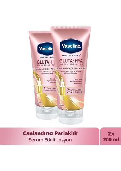 Gluta Hya Serum Etkili Losyon Canlandırıcı Parlaklık 200 ml x2