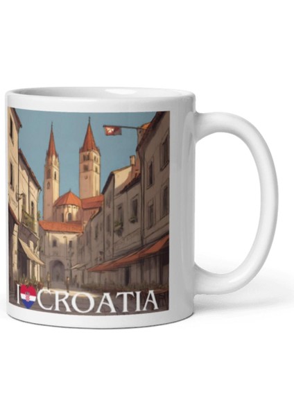 Hırvatistan Hediye Kutusu 10 Parça Kupa Magnet Anahtarlık Kutu modelleri