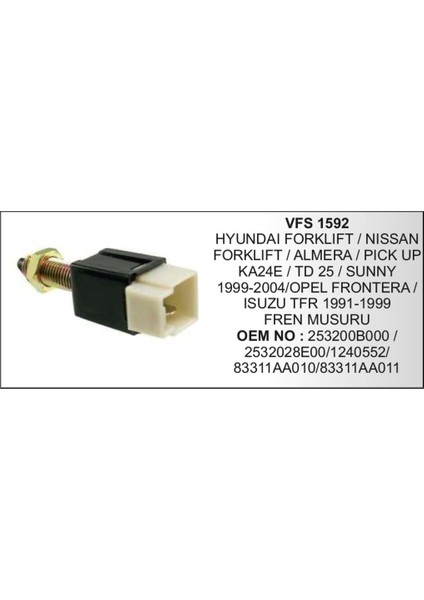 Fren Musuru Hyundai Nissan Forklift 504630490