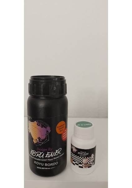 Anka Vernikli Genel Yüzey Boyası Koyu Bordo 250 Gr. ve Katkı Maddesi 7,5 Gr.