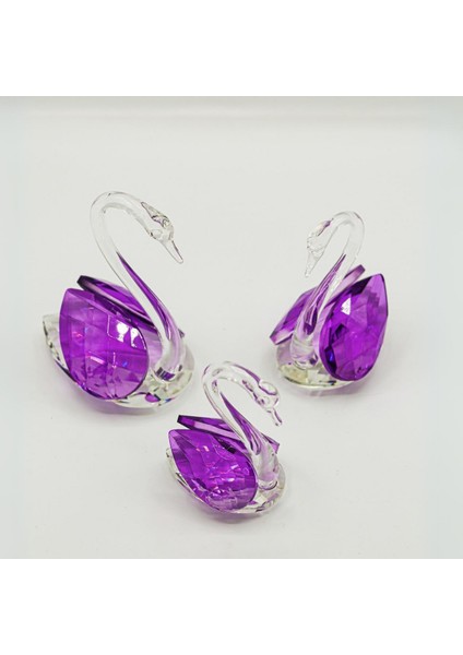 Rosabıancacasa Kristal 3'lü Kuğu Set fiyatları