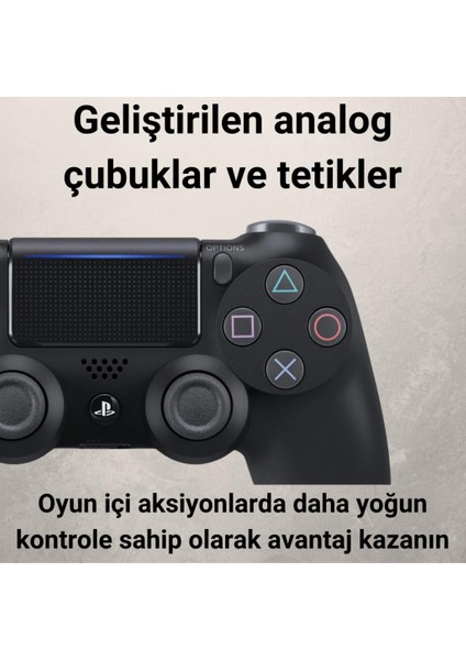 Kablosuz Playstation 4, 4 Pro Ile Uyumlu Titreşimli Oyun Kolu,bilgisayar/tablet/telefon Uyumlu
