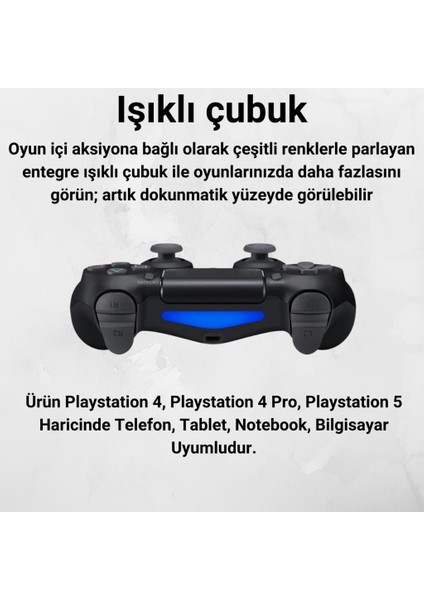 Kablosuz Playstation 4, 4 Pro Ile Uyumlu Titreşimli Oyun Kolu,bilgisayar/tablet/telefon Uyumlu