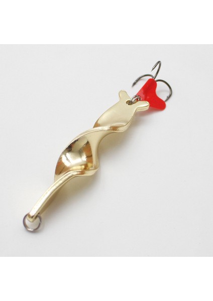 Altın Tarzı 10 gr 1 Pc Trolling G Spiral Uzun Döküm Kaşık Balıkçılık Cazibesi Er 10G 14G 21G 28G Vida Rotasyon Metal Jigbait Kırmızı Duy Payetler (Yurt Dışından)