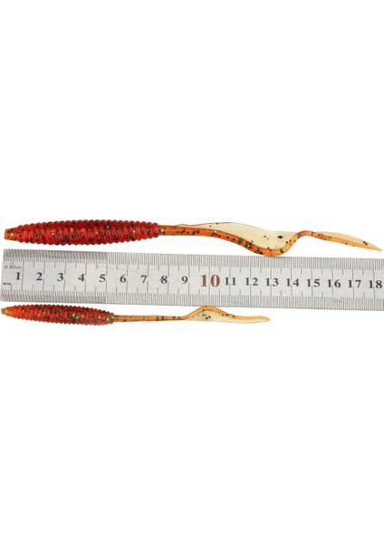 Yeşil Stil 13CM Spinpoler 18 cm 13 cm Yumuşak Cazibesi Solucan Yemler Esnek Uzun Kuyruk 4 Renk Silikon Solucan Solucanlar Gerçekçi Balıkçılık Cazibesi Ack (Yurt Dışından) fırsatları