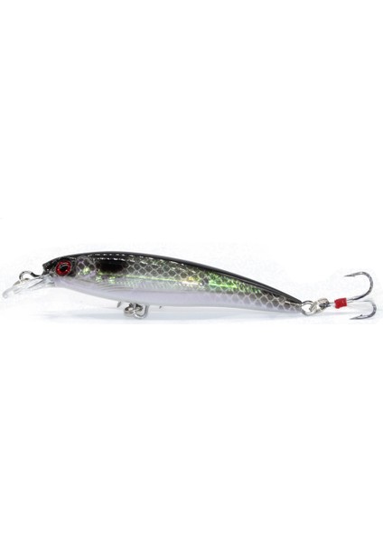 No5 Tarzı .8 cm 7g Minnow Balıkçılık Lures Wobbler Sert Yemler Crankbaits Bas Pike Olta Takımı Için Abs Yapay Cazibesi (Yurt Dışından)