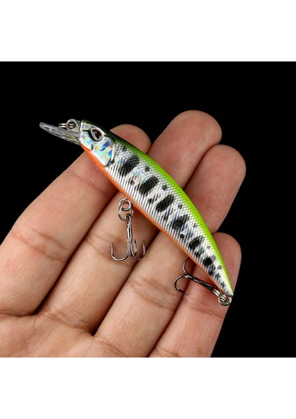No.6 Stili Hengjıa Jerkbait Batan Wobblers Balıkçılık Lures Alabalık Yapay Plastik Sert Yem Crankbait Bas Olta Takımı (Yurt Dışından) modelleri