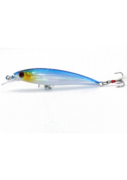 No7 Tarzı .8 cm 7g Minnow Balıkçılık Lures Wobbler Sert Yemler Crankbaits Bas Pike Olta Takımı Için Abs Yapay Cazibesi (Yurt Dışından)