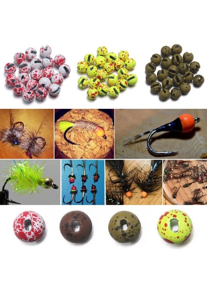 Siyah Stil 2,5 mm Lot Güzel Tasarlanmış Oluklu Tungsten Boncuk Fly Bağlama Boncuk Tungsten Fly Bağlama Malzemesi Balıkçılık (Yurt Dışından) fiyatları
