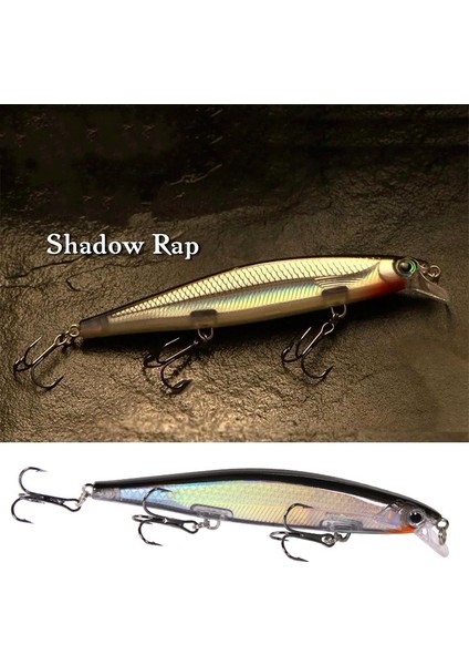 No.1 Stili Gcm Minnow Cazibesi Wobbler Balıkçılık Cazibesi Yapay Jerkbait Yüksek Li Kancalar Sığ Dalış Askıya Alma (Yurt Dışından) fiyatları