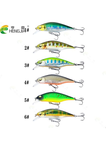 No.4 Stili Hengjia Yüzen Minnow 11.8g 9.2 cm Balıkçılık Cazibesi Lazer Sert Yapay Yem Wobblers Pike Sazan Swimbait Crankbaits Mücadele (Yurt Dışından) modelleri