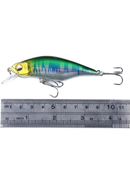No.4 Stili Hengjia Yüzen Minnow 11.8g 9.2 cm Balıkçılık Cazibesi Lazer Sert Yapay Yem Wobblers Pike Sazan Swimbait Crankbaits Mücadele (Yurt Dışından) fırsatları