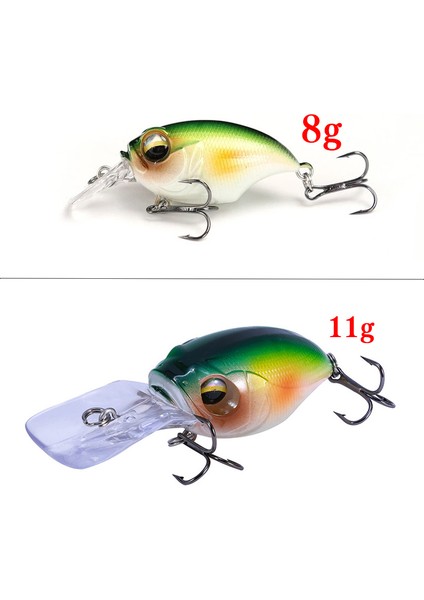 K Tarzı 48MM-11G Yeni Crankbait Wobblers Cazibesi G G Yüksek Li Kancalar 10 Farklı Renk Yapay Yem Sert Balıkçılık Krank (Yurt Dışından) indirimleri