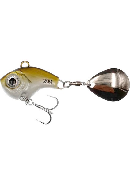 Altın Tarzı 20G 1 Adet Dönen Metal Vıb Titreşim Yem Kaşık Balıkçılık Lures G Jigs Alabalık Kış Balıkçılık Sert Yemler Pesca Mücadele (Yurt Dışından)
