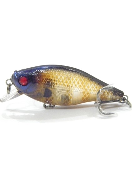 C547X5 Stili Wlure Crankbait Balıkçılık Cazibesi 6.5 cm 7.4g Düz Gövde Geniş Wobbler Misk Yem Yüzen Tank Test Edilmiş Sert Yem Varyant Renk (Yurt Dışından)