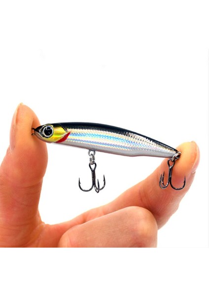 No.7 Tarzı 80MM-10G Kral Kalem Balıkçılık Cazibesi Wobblers 5 cm 3.5g Mini Yapay Metal Sert Yem Jig 3D Gözler Pesca Alabalık Olta Takımı (Yurt Dışından) fiyatları